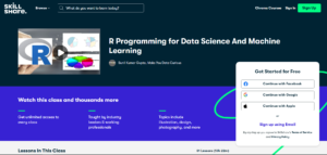 machine learning free courses