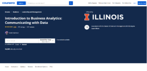 online courses for business analytics